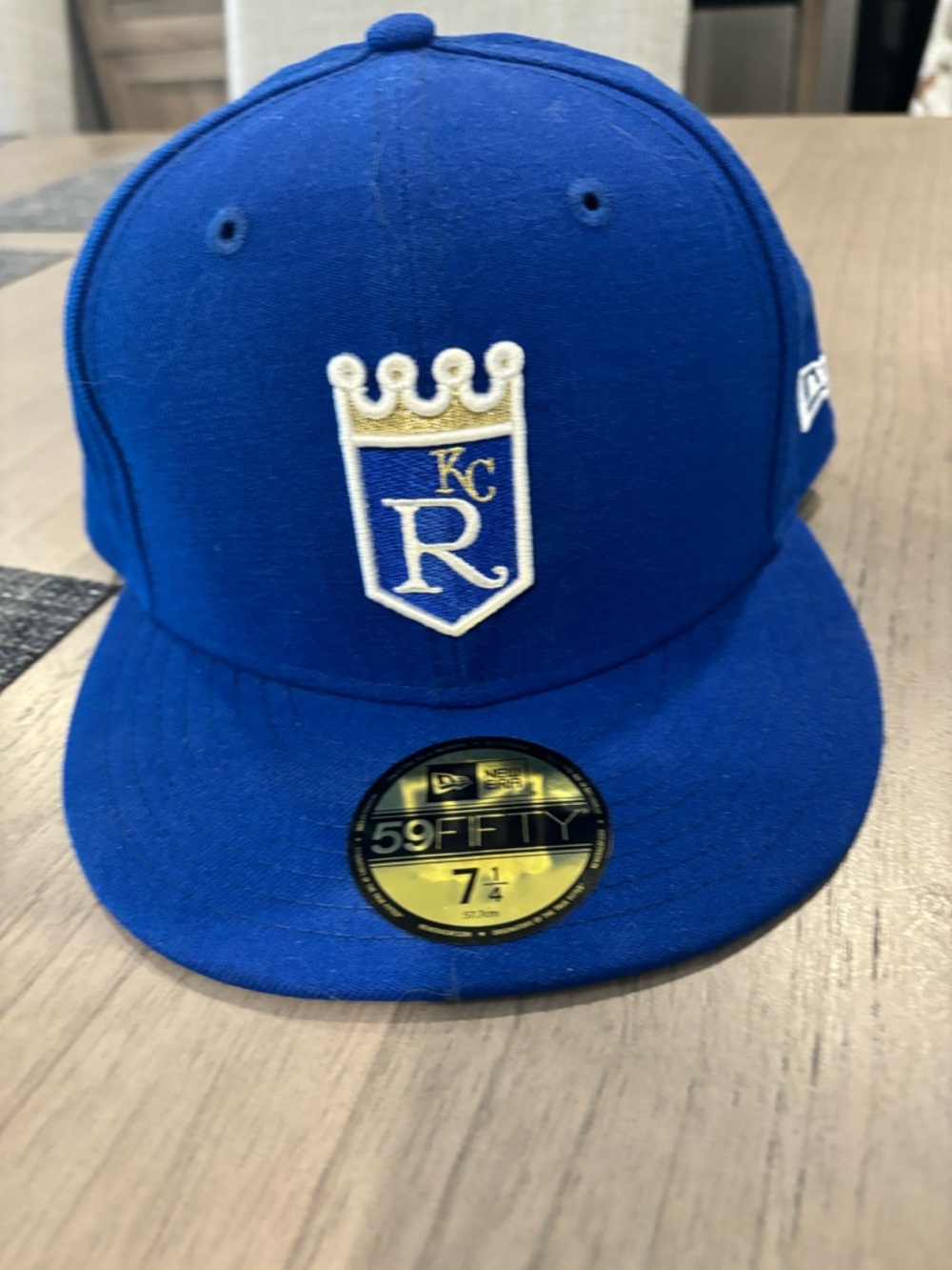 New Era 59FIFTY Fitted Cap in Royal Blue and Gray